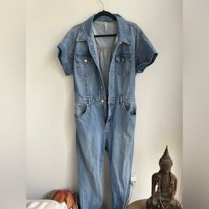 Zara denim jumpsuit
